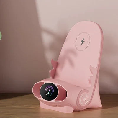 Mini-Chaise Élégante | Chargeur Rapide + Support Téléphone