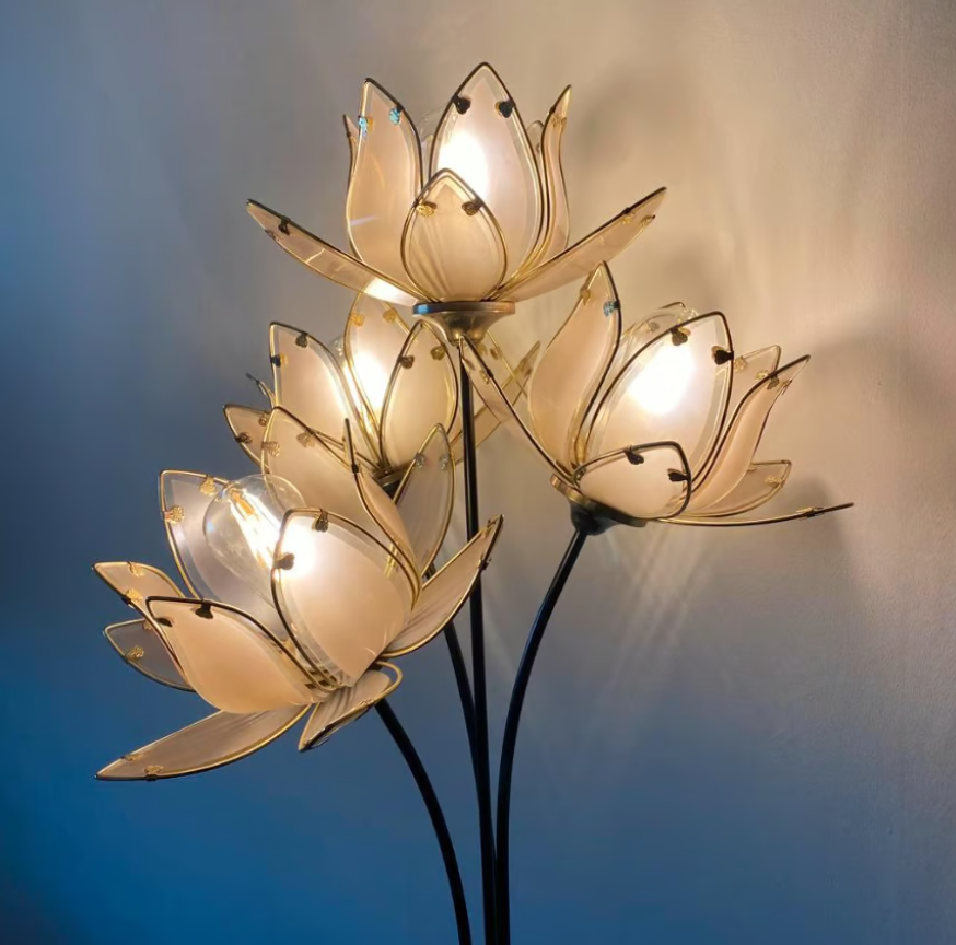 Light Lotus Flower Floor Lamp