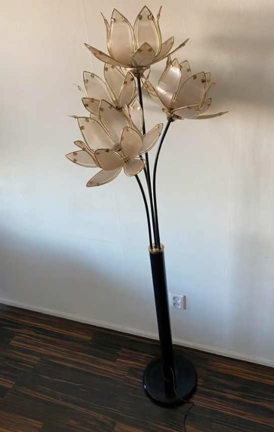 Light Lotus Flower Floor Lamp