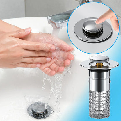 AquaShield InoxFlow™ – Pack 3 filtres de drain anti-bouchon en acier inoxydable
